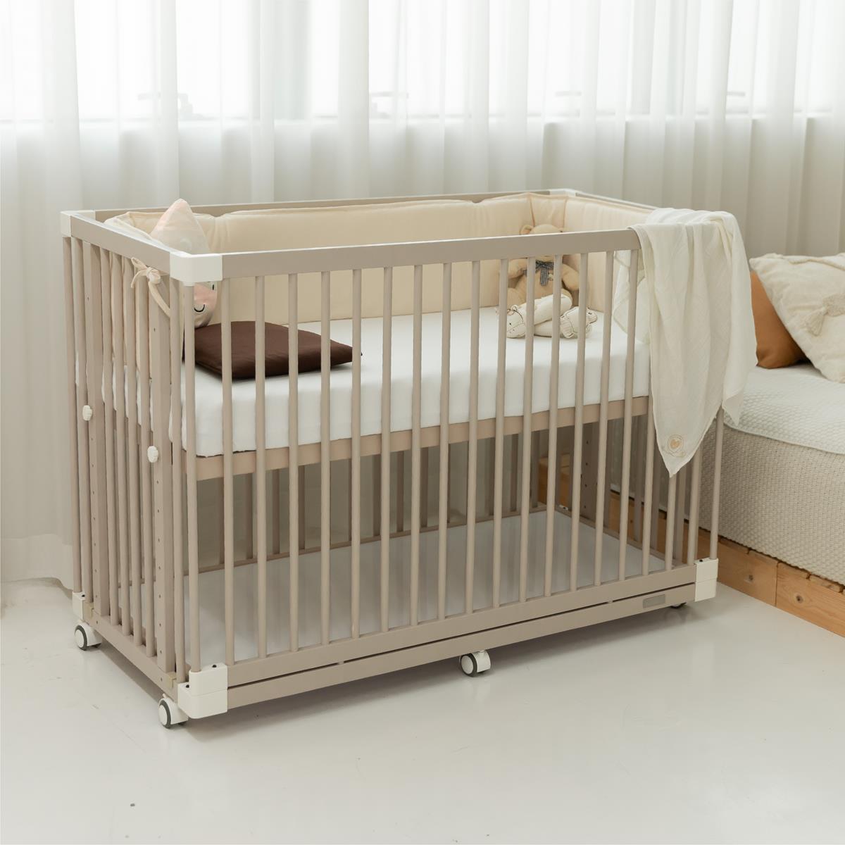 Beblum Starling Convertible Baby Cot Bundle