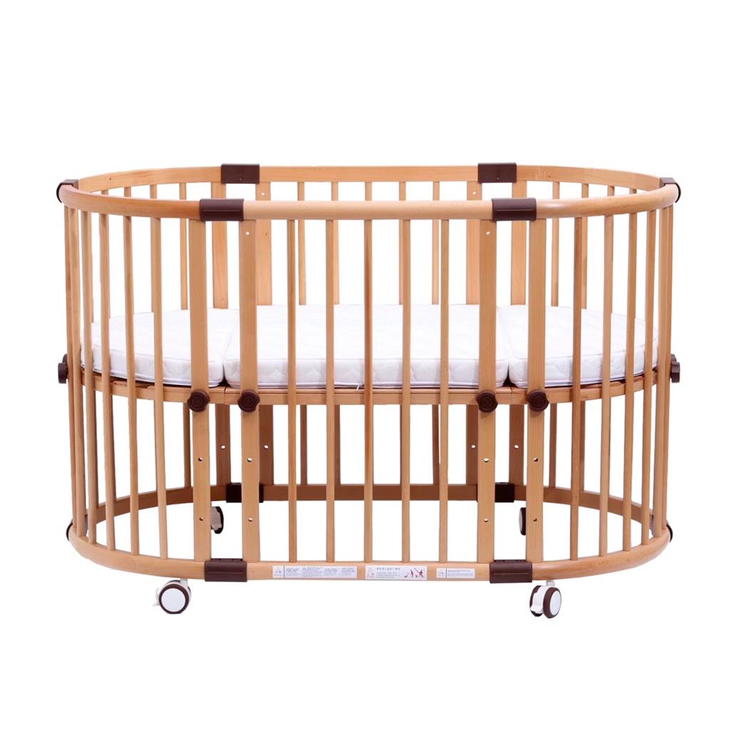 Beblum Sam Crib Convertible Baby Cot Bundle